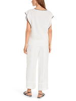 An image of the Marc Cain T-Shirt With Ruffle Sleeves