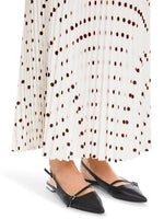 An image of the Marc Cain Maxi Pleated Skirt with Polka Dot Print