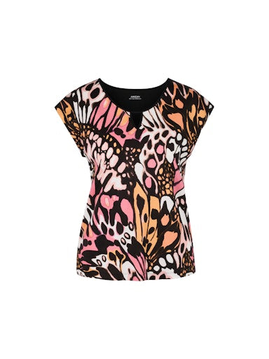 An image of the Marc Cain T-Shirt In Butterfly Design