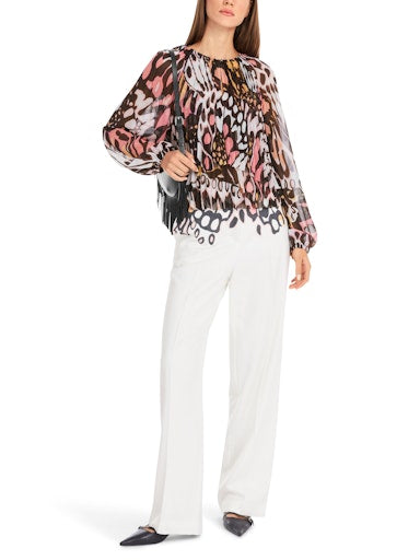 An image of the Marc Cain Butterfly Print Blouse