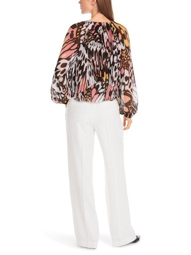 An image of the Marc Cain Butterfly Print Blouse