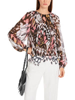 An image of the Marc Cain Butterfly Print Blouse