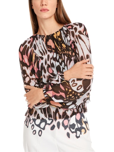 An image of the Marc Cain Butterfly Print Blouse