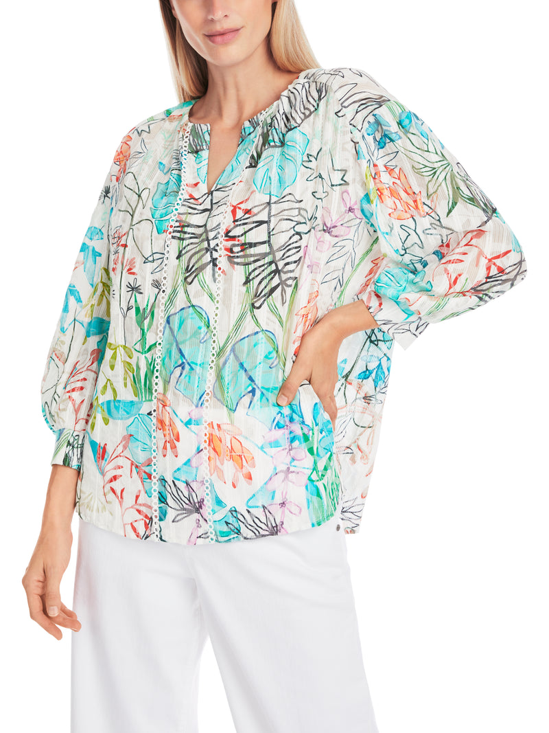 An image of the Marc Cain Patterned Blouse