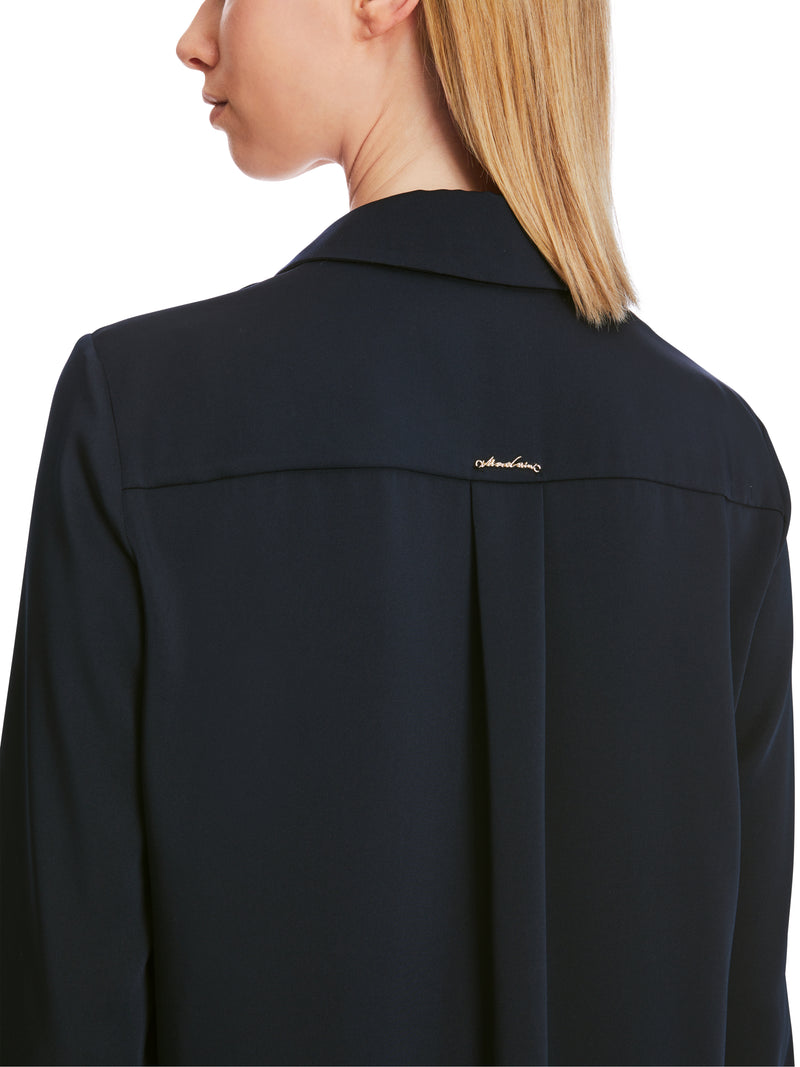 An image of the Marc Cain Blouse in Midnight Blue.