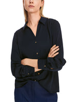 An image of the Marc Cain Blouse in Midnight Blue.