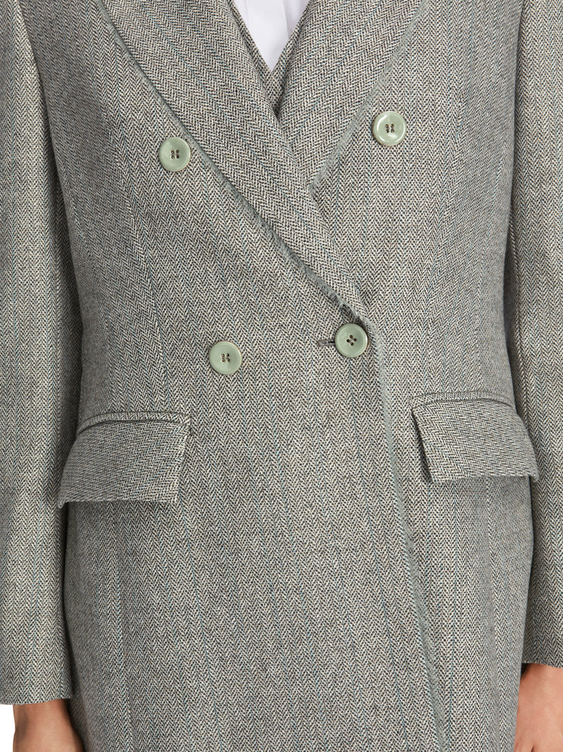 An image of the Marc Cain Blazer in Frozen Sage.