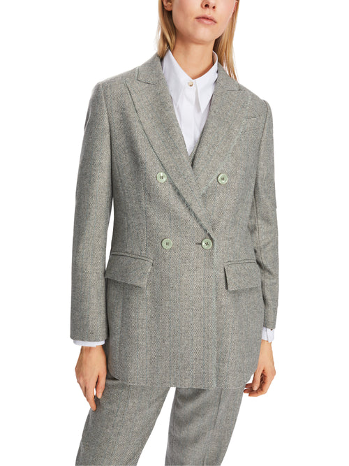 An image of the Marc Cain Blazer in Frozen Sage.