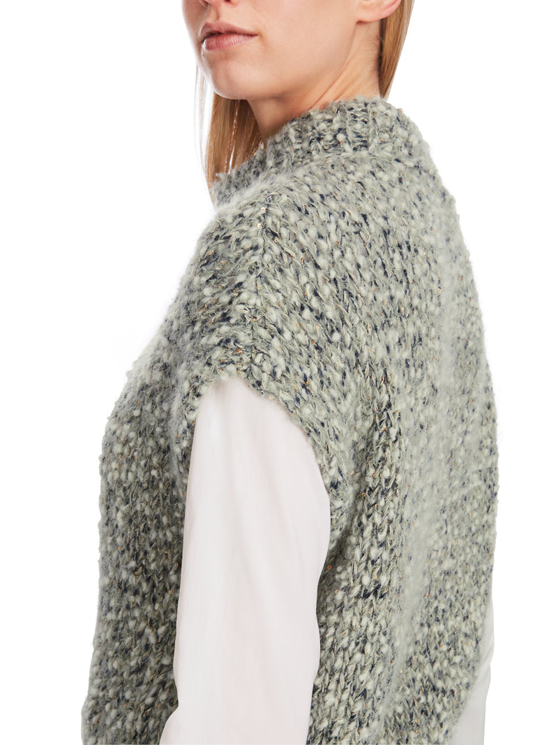 An image of the Marc Cain Pullover Sweater in Frozen Sage.