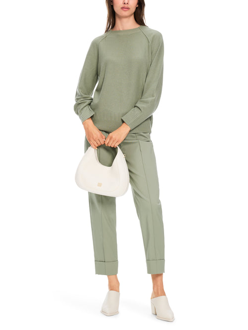 An image of the Marc Cain Wool Sweater in Frozen Sage.