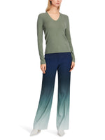 An image of the Marc Cain Rethink Together Sweater in Frozen Sage.