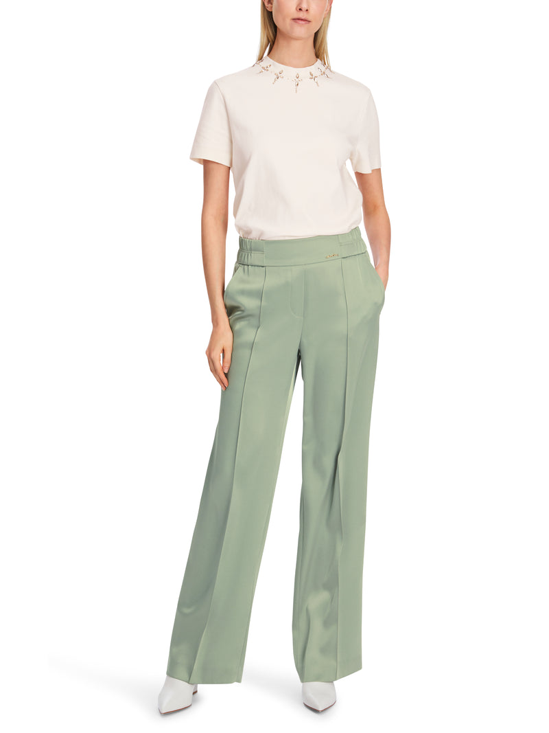 An image of the Marc Cain Pants in Frozen Sage.