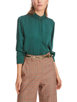 An image of the Marc Cain Blouse in Soft Forest.