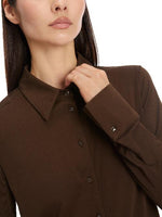 An image of the Marc Cain Blouse in Deep Wood.