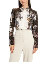 An image of the Marc Cain Blouse in Dark Wood.