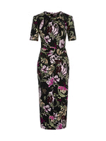 An image of the Marc Cain Floral Dress in Black.