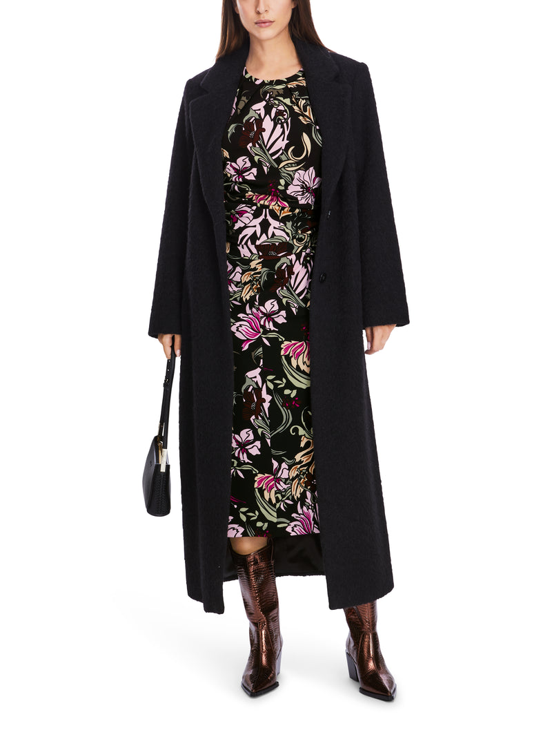 An image of the Marc Cain Floral Dress in Black.