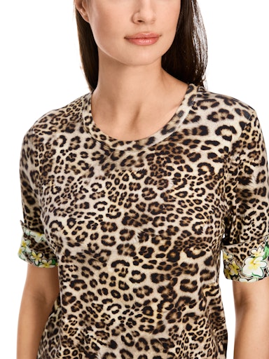 An image of the Marc Cain Leopard Print T-Shirt