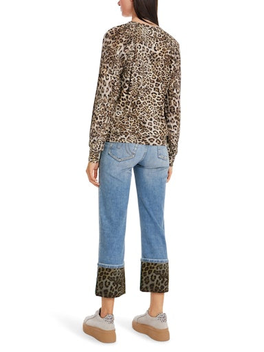 An image of the Marc Cain Leopard Blouse