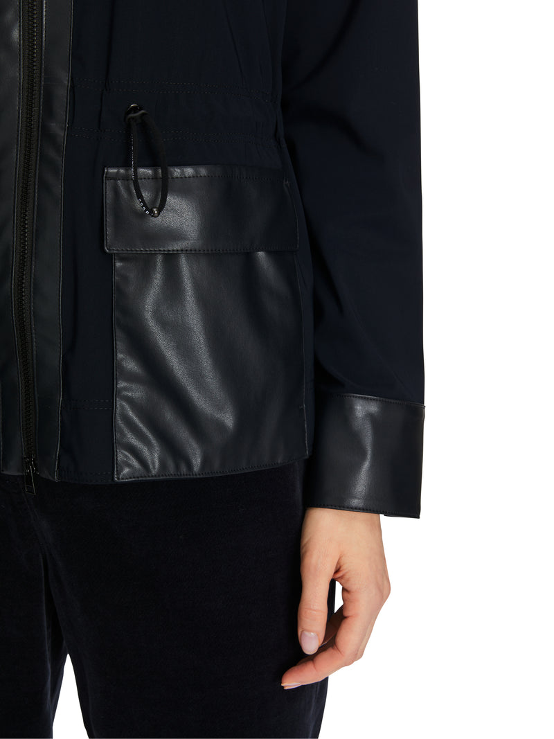 An image of the Marc Cain Jacket in Midnight Blue.