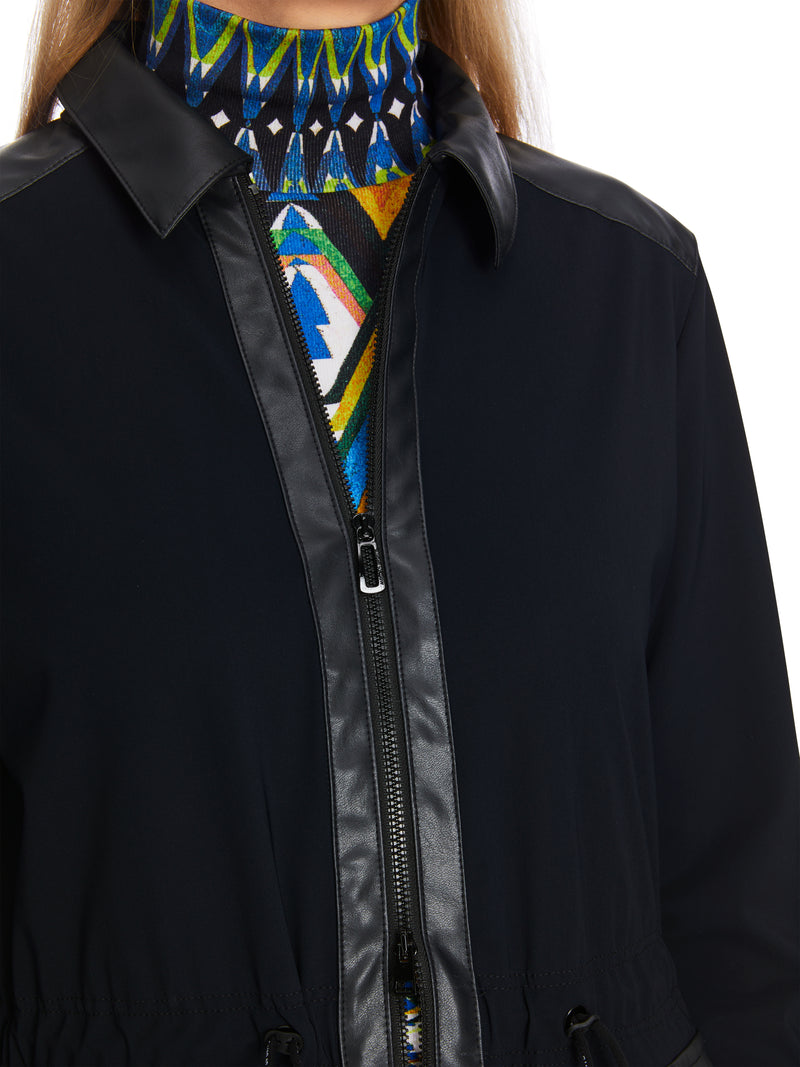 An image of the Marc Cain Jacket in Midnight Blue.