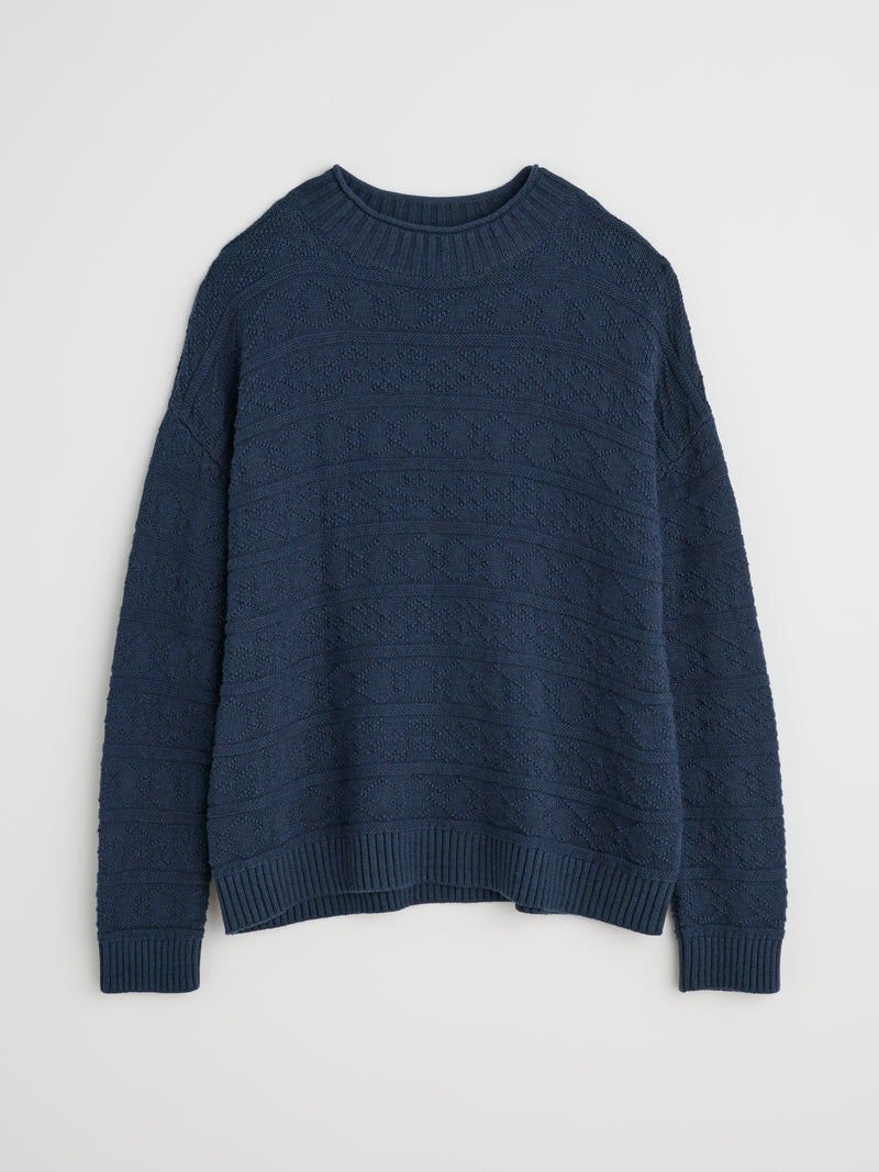 An image of the Seasalt Penkestle Jumper Maritime