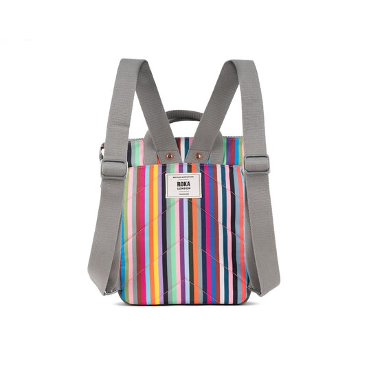 An image of the ROKA Bantry B Backpack in Multi Stripe.