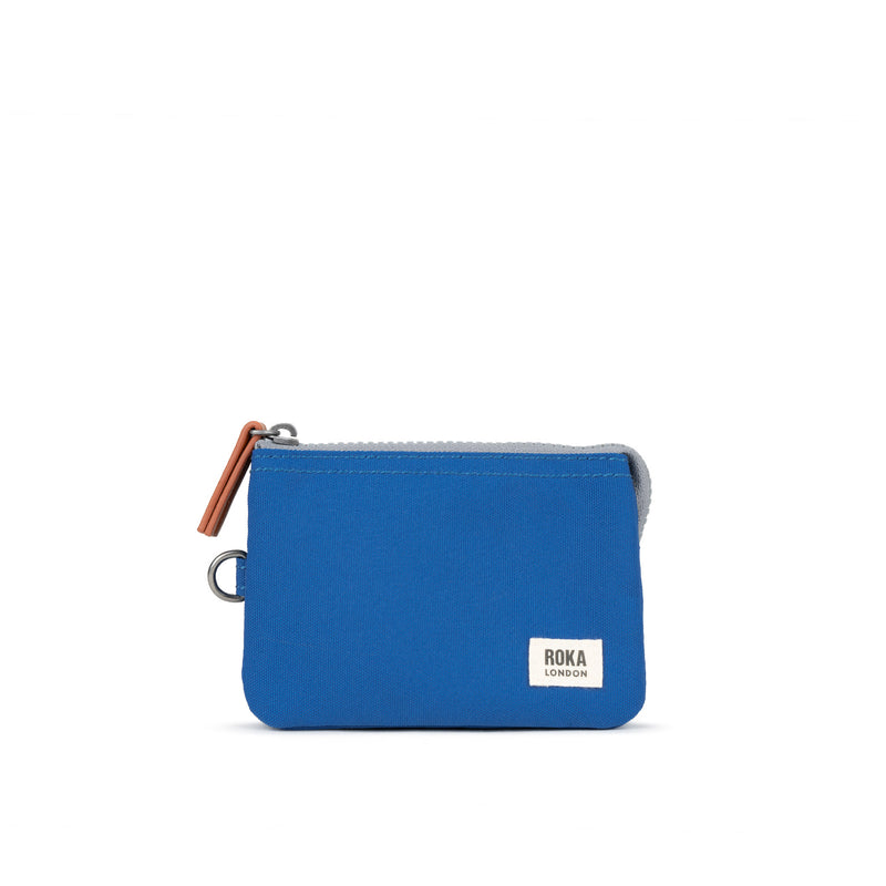 An image of the ROKA Carnaby Purse in Galactic Blue.