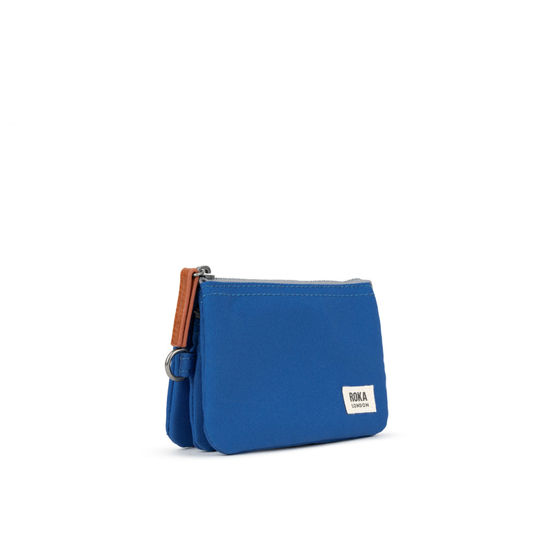 An image of the ROKA Carnaby Purse in Galactic Blue.