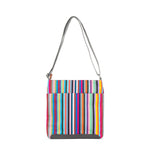 An image of the ROKA Kennington B Crossbody in Multi Stripe.