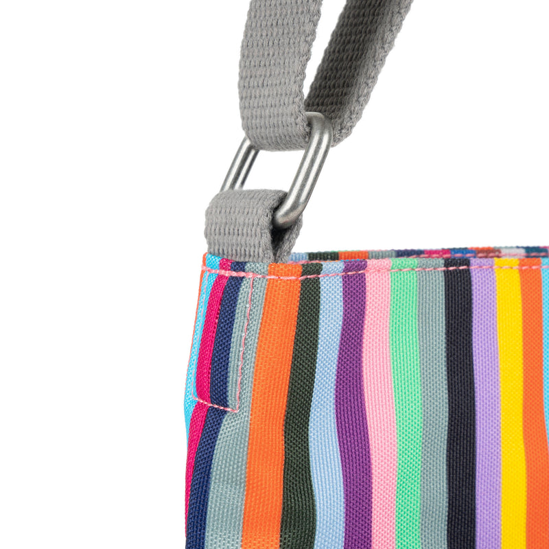 An image of the ROKA Kennington B Crossbody in Multi Stripe.