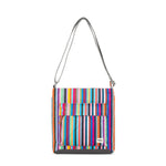 An image of the ROKA Kennington B Crossbody in Multi Stripe.