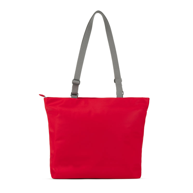 An image of the ROKA Trafalgar B Tote in Cranberry.