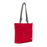 An image of the ROKA Trafalgar B Tote in Cranberry.