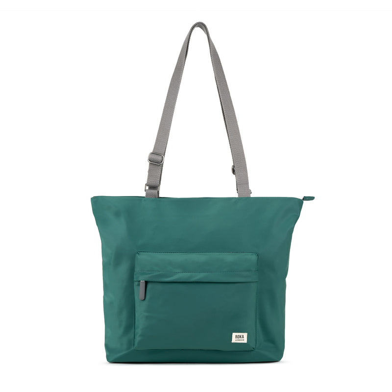 An image of the ROKA Trafalgar B Tote in Teal.