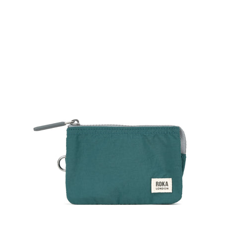 An image of the ROKA Carnaby Purse in Teal.