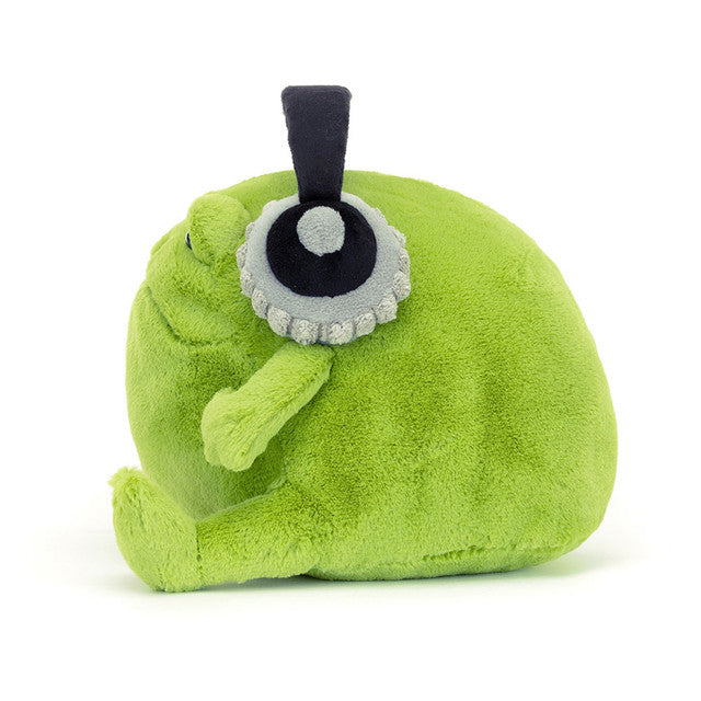 An image of the Jellycat Jellycat Ricky Rain Frog Headphones