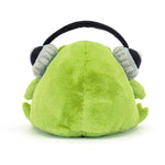 An image of the Jellycat Jellycat Ricky Rain Frog Headphones