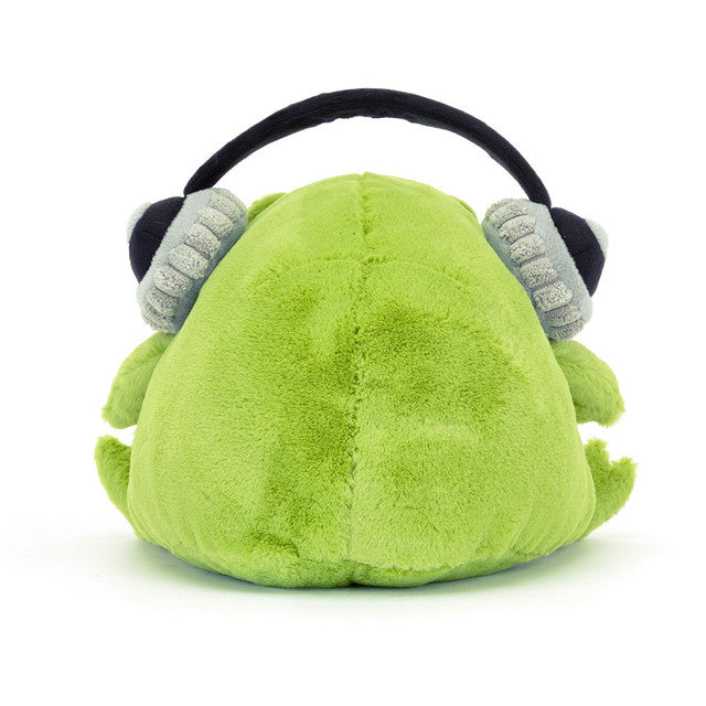 An image of the Jellycat Jellycat Ricky Rain Frog Headphones