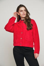 An image of the Rino & Pelle Bubbly Jacket in Red Berry.