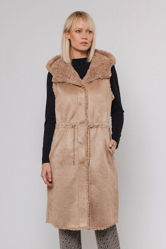 An image of the Rino & Pelle Ginny Waistcoat in Sand.