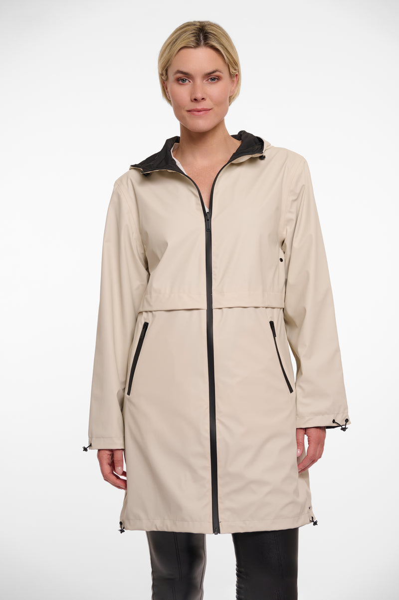 An image of the Rino & Pelle Grape Reversible Raincoat