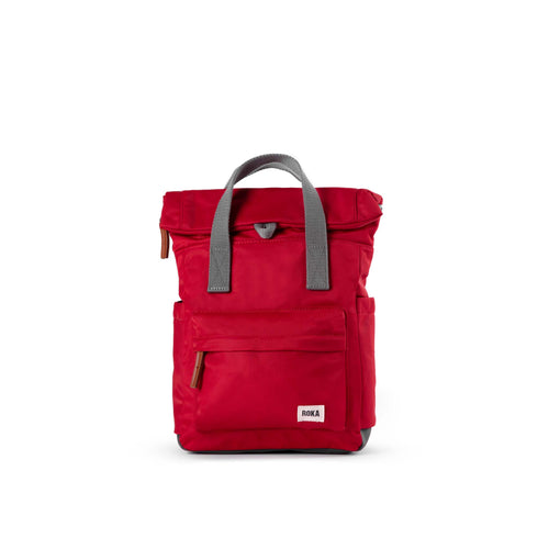 An image of the ROKA Canfield B Backpack in Cranberry.