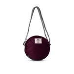 An Image of the ROKA Paddington B Crossbody in Plum.