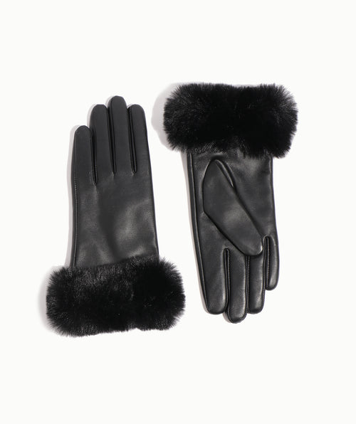 An image of the Pia Rossini Roma Gloves in Black.