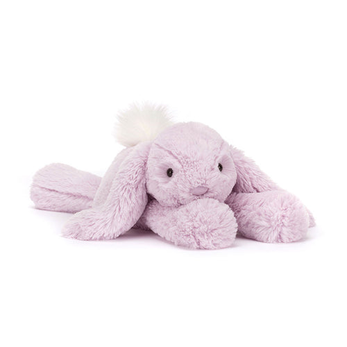 An image of the Jellycat Smudge Lavender Rabbit Original.