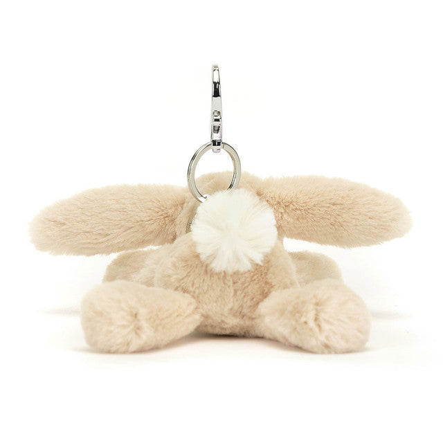 An image of the Jellycat Smudge Rabbit Bag Charm.