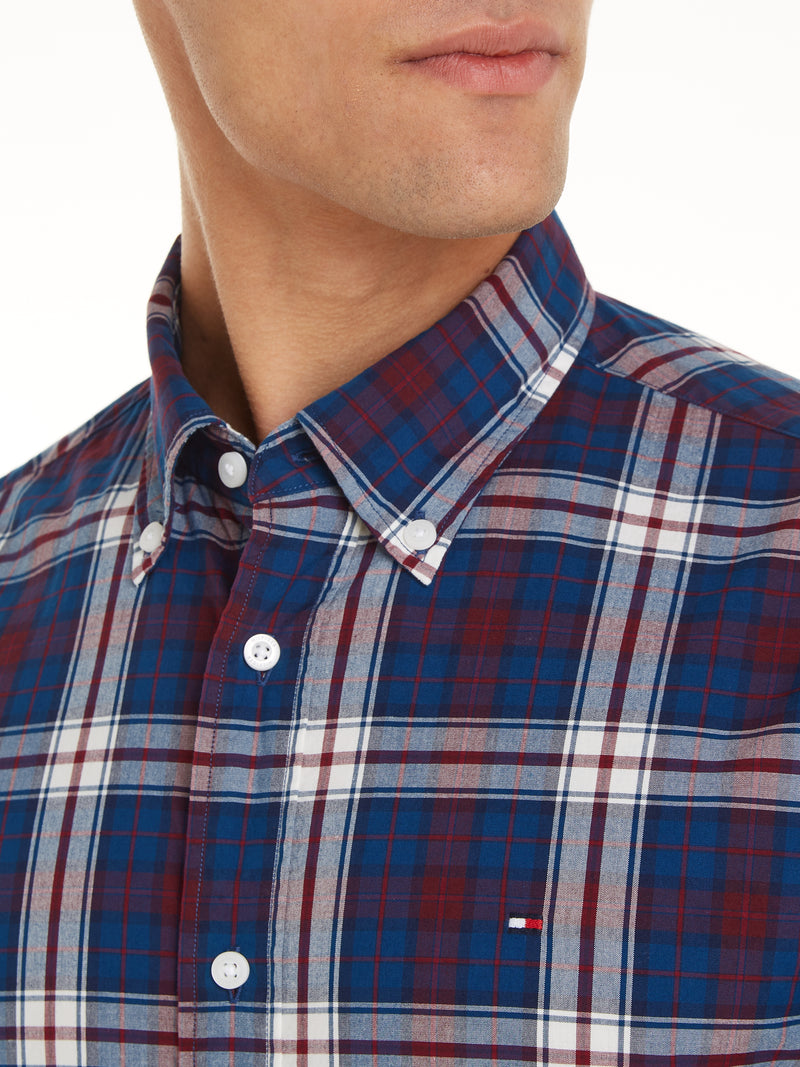 Tommy Tartan Regular Fit Poplin Shirt