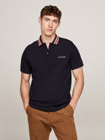 Contrast Collar Regular Polo Shirt