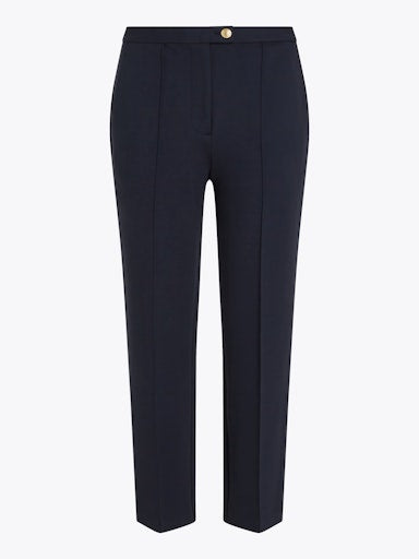 An image of the Tommy Hilfiger Punto Slim Straight Leg Trousers in Desert Sky.